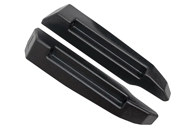 DZ4619 – DEE ZEE Door Hinge, Door Half Hinge Black Plastic Set Of 4 With Mounting Hardware - view 2